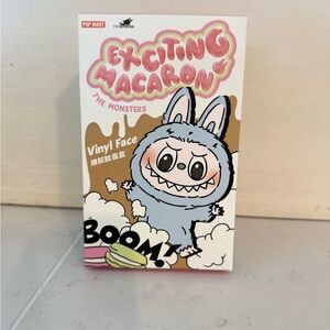 Pop Mart Exciting Macaron Soymilk Labubu.